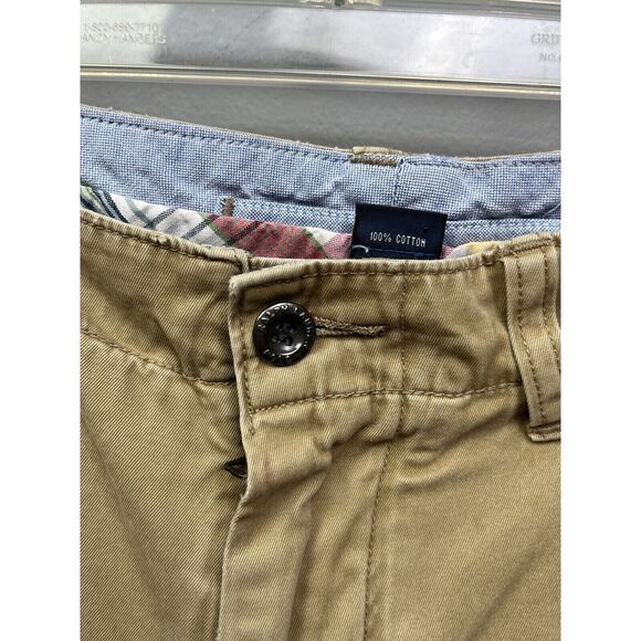 Polo Ralph Lauren‎ Shorts Men 34 Bermuda Cotton Relaxed Khaki Y2K Neutral * - Picture 7 of 9